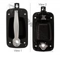 Exterior Door Handle Left Driver Side International H-duty Cxt Mxt Rxt Prostar 3200 4000 7000 8000 Black With Chrome Lever