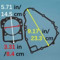 Tuzliufi Complete Full Engine Gasket Set Kit Compatible With Kawasaki Bayou Lakota Klf300 Klf Kef300 Kef 300 2x4 1988-1992 1993