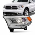 Akkon Fit 2014 2015 2016 2017 Dodge Durango Halogen Type Non-drl Models Oe Style Projector Headlight Driver Left Side Chrome 
