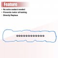 X Autohaux Engine Valve Cover Gasket For Jeep Grand Cherokee 4 7l 1999-2003 Dodge Dakota Durango 2000-2003 53020877 53020878