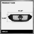 Front Upper Grille For Ford Edge St St-line 2019-2022 Pt4b-8200 Kt4z-8200 Kt4b-8a133 Gloss Black