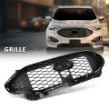 Front Upper Grille For Ford Edge St St-line 2019-2022 Pt4b-8200 Kt4z-8200 Kt4b-8a133 Gloss Black