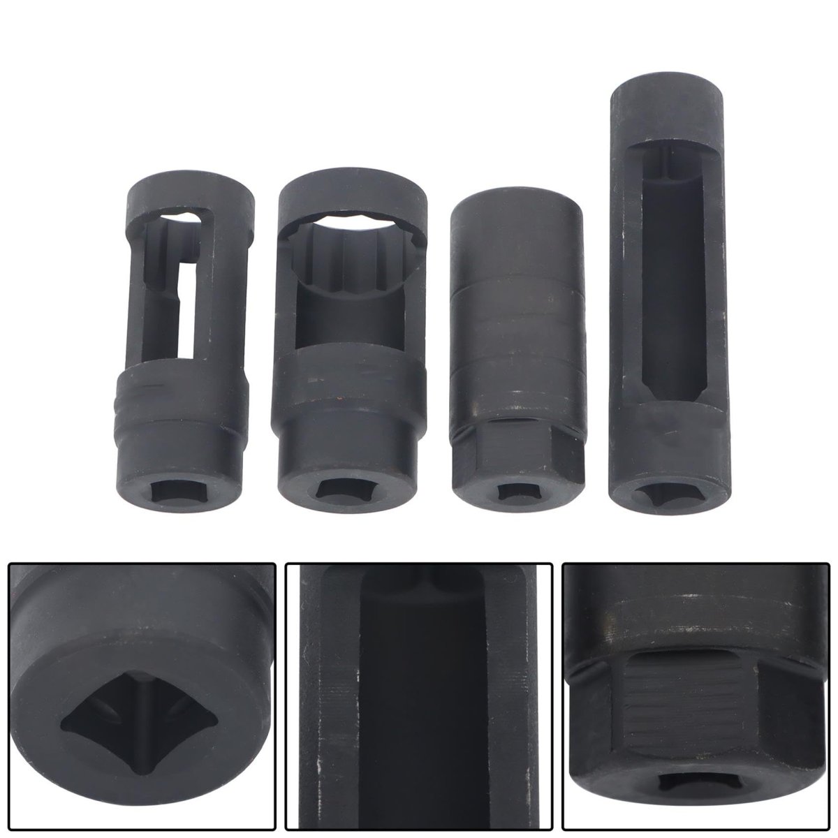 10pcs Oxygen Sensor Socket Set Oil Pressure Transmitting Unit Disassembly Tool Kit 1 2 Inch And 3 8 Square Drive