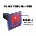 Peacemaker Splatter Helmet Icon Tow Trailer Hitch Cover Plug Insert