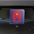 Peacemaker Splatter Helmet Icon Tow Trailer Hitch Cover Plug Insert
