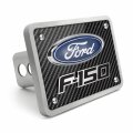Ipick Image Made For Ford F-150 3d Logo Carbon Fiber Texture Billet Aluminum 2 Inch Tow Hitch Cover