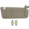 Sun Visor Fit For 2006-2011 Toyota Camry Without Sunroof Right Passenger Side Beige