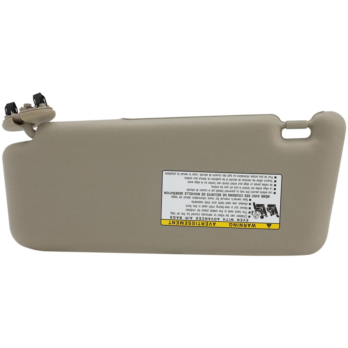 Sun Visor Fit For 2006-2011 Toyota Camry Without Sunroof Right Passenger Side Beige