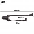 Dual Ignition Coil With Spark Plugs For Ezgo 4 Cycle 1991 2002 Pre Mci Engine Robin 295cc And 350cc Gas Models 26652g01