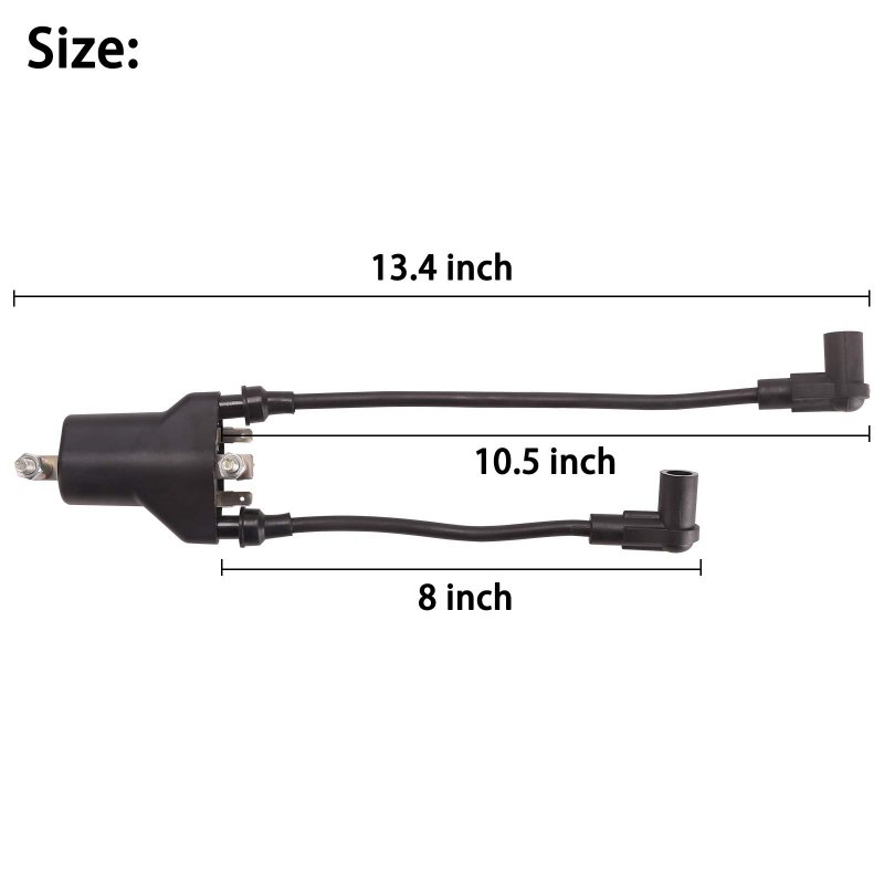 Dual Ignition Coil With Spark Plugs For Ezgo 4 Cycle 1991 2002 Pre Mci Engine Robin 295cc And 350cc Gas Models 26652g01