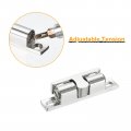 Uxcell 10pcs 1 93 Double Ball Tension Roller Catch Zinc Alloy Latch For Cabinet Closet Furniture Door Silver