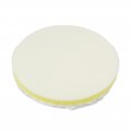 6 In Microfiber Polishing Pad Hook And Loop Yellow Medium Density Foam For Dual Action Random Orbital Rotary Tools