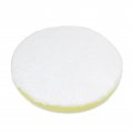 6 In Microfiber Polishing Pad Hook And Loop Yellow Medium Density Foam For Dual Action Random Orbital Rotary Tools 