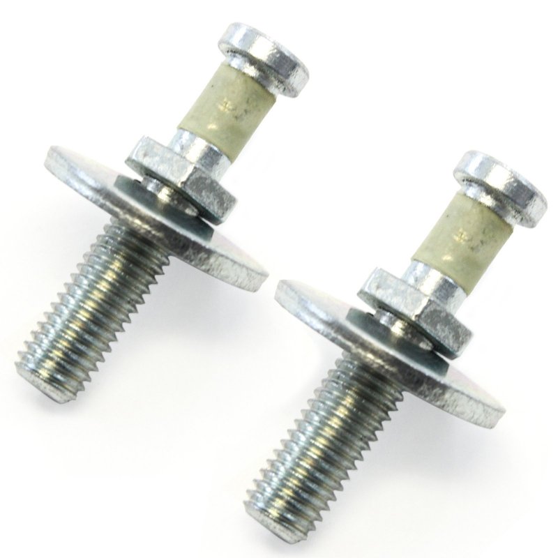 Red Hound Auto 2 Door Latch Striker Bolts For Left Or Right 1982-1995 Chrysler Lebaron 1988-1996 Dodge Dakota 1984-1993 Daytona