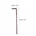 Uxcell T30 Anti Tamper Proof Torx Star Key Bit Wrench L-shape 6 5-inch Long Arm S2 Steel