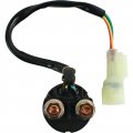 New 12 Volt Solenoid Compatible With Replacement For Honda Foutrax Atv Trx250te Trx250tm 35850-hm8-b00 4 Trminals 240mm Harness