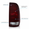 Amerilite For Ford F-series F150 F250 F350 Superduty Smoke Red Factory Style Oe Replacement Assembly Halogen Taill Lights Brake