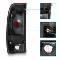 Amerilite For Ford F-series F150 F250 F350 Superduty Smoke Red Factory Style Oe Replacement Assembly Halogen Taill Lights Brake