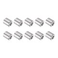 10pcs Aluminum Spacer 2 Od X 4 Id 9 16 Length Screw Standoff Bushing Plain Finish Unthreaded Round Metal For 1 Screws Bolts And 