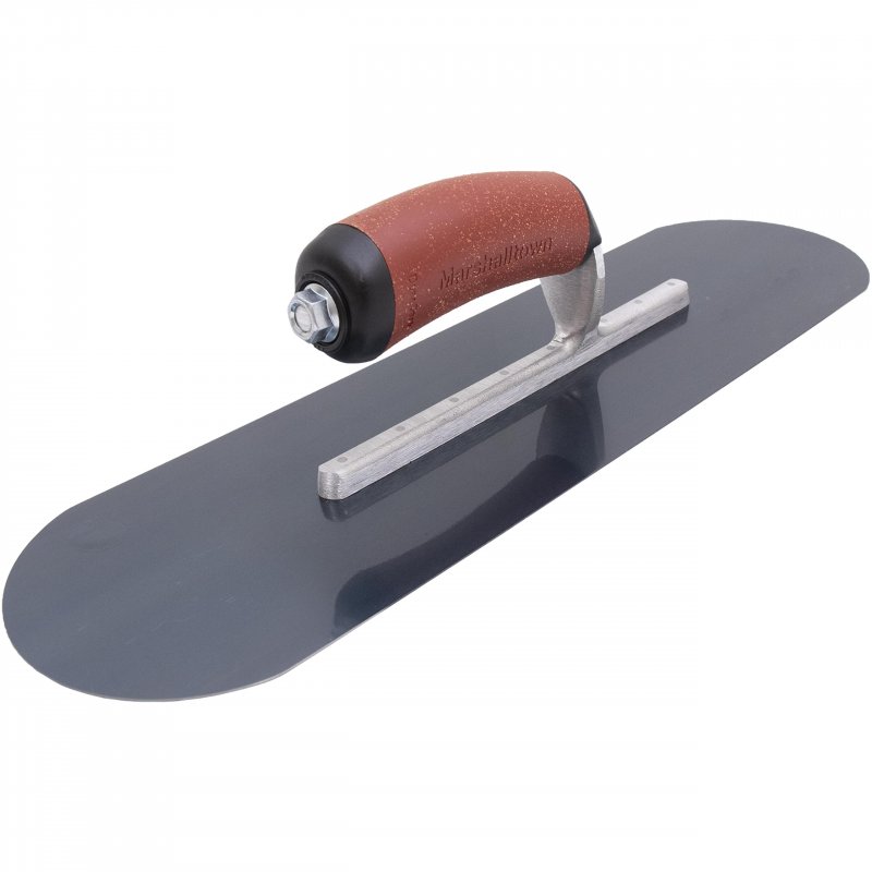 Marshalltown Pool Trowels 406mm Length 114mm Width 8 Rivets Blue Steel Blade Material Duracork Handle Sp16bdc