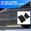 Hecasa Fuel Filler Door Hatch Cover Moulding Trim Compatible With 2015-2020 Ford Transit Replacement For Ck4z-61405a26-b
