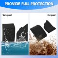 Hecasa Fuel Filler Door Hatch Cover Moulding Trim Compatible With 2015-2020 Ford Transit Replacement For Ck4z-61405a26-b