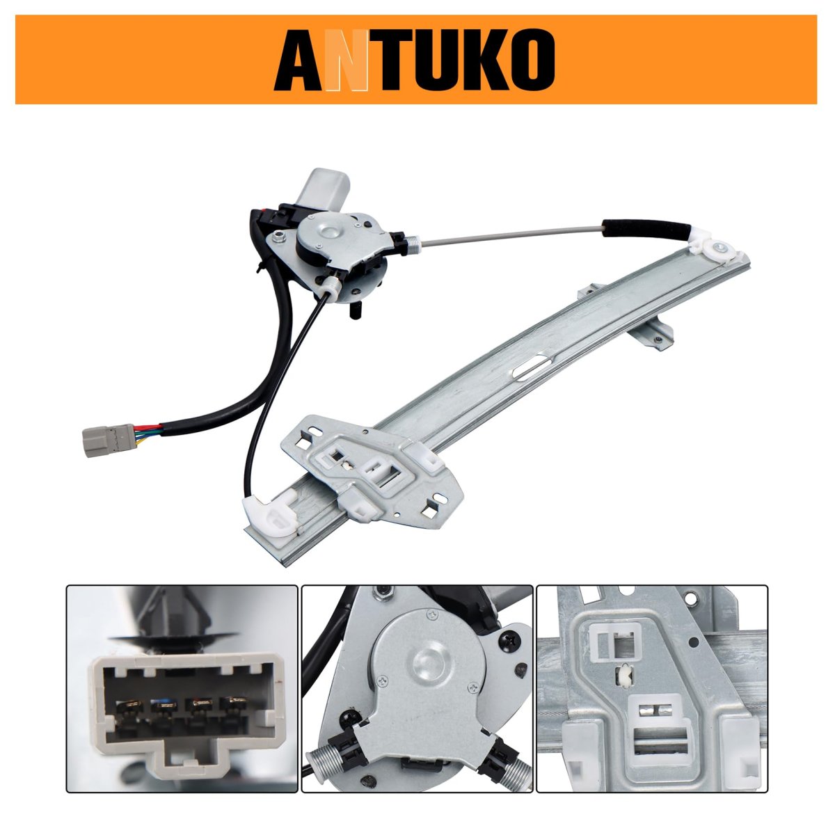 Driver Side Power Window Regulator And Motor Assembly For Civic 1996-2000 Replacement Part Number 741-734 Front Left Iron