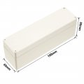 Uxcell 160x45x55 Electronic Waterproof Ip65 Sealed Abs Plastic Diy Junction Box Enclosure Case Gray