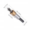 Uxcella 14mm Hss Drill Bit Hole Saw Stainless High Speed Steel Metal Alloy