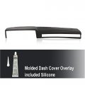 G-plus Dashboard Neutral Dash Cover Compatible With 1981-1987 Chevy Gmc Full Size Pickup 1981-1991 Suv Black