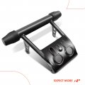 A-premium Black Front Bumper Guard With Rubber End Caps Compatible Yamaha Banshee 350 1987-2006 Replace 3gg2845n00p0