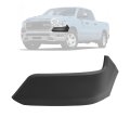 Front Bumper End Filler Panel For 2019-2024 Ram 1500 Left Driver Side Upper Face Bar Matted Black Plastic Replacement 