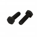Uxcell 8 Grade M6x20mm Full Threaded Left Hand Thread Hex Head Bolt 4pcs