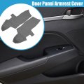 A Absopro Car Front Door Panel Armrest Cover Interior Trims For Hyundai Santa Fe 2006-2012 Gray 1 Pair