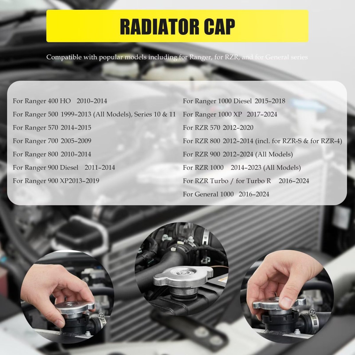 A Upgdeda 2-pack 13 Psi Radiator Pressure Cap For Polaris Rzr 800 2012a 2014 Incl Rzr-s Rzr-4 A Replaces