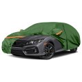 Waterproof Car Cover For 2011 2026 Honda Civic Heavy Duty All Weather Full With Cotton Liner Zipper Door And Windproof Bands 