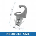A Absopro Sun Visor Hook Clip 74348-33040 Car Accessory For Toyota Camry 2007-2017 Set Of 2