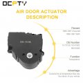 Ocpty Hvac Air Door Actuator 604-102 Temperature Blend Fits 1988-1997 For Chevrolet Gmc Replace 15-72139 16141802 Heater