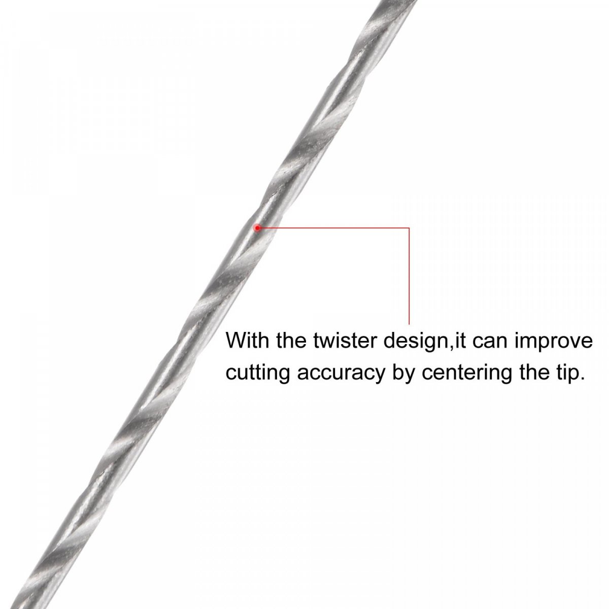 10 Pcs 0 7mm Mini Micro Twist Drill Bits High-speed Steel Straight Shank Extra Long Bit 120mm For Aluminum Alloy