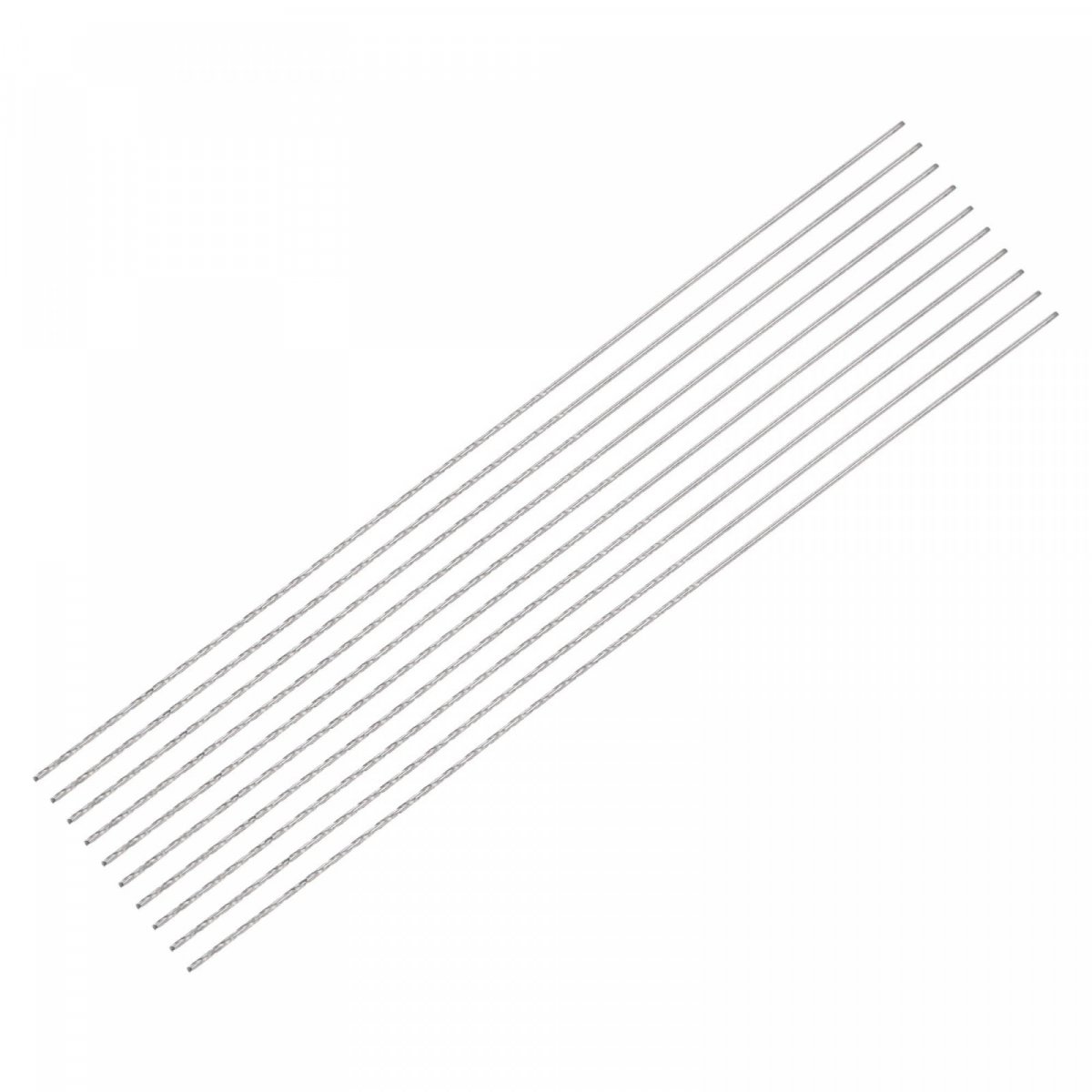 10 Pcs 0 7mm Mini Micro Twist Drill Bits High-speed Steel Straight Shank Extra Long Bit 120mm For Aluminum Alloy