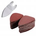 Mggi 51pcs 50mm Triangular Finger Oscillating Multi Tool Sanding Pads Kits For Bosch Chicago Craftsman Dewalt Dremel Fein 