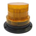 Pro Led Class 1 Amber Warning Light Beacon With Aluminum Mirror Mount Bracket 10 To 30 Volt Dc 3 75 In Height 5 125 Base Quad 