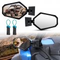 A Utv Pro Side Mirrors For 2018-2023 Can-am Commander Maverick Trail Sport 1000r Max Folding Convex Adjustable Break Away Rear 