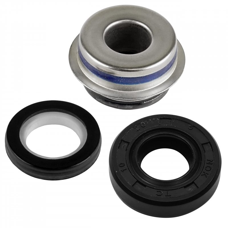 Caltric Water Pump Oil Seal With Mechanical For Kawasaki Mule 2500 Kaf620 1994-2000