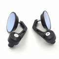 Smt-black 2pcs Adjustable Heavy Duty Round Street Bike Bar End Mirrors 7 8 Compatible With Bmw Suzuki Yamaha Kawasaki Buell
