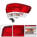 Right Tail Light Replacement For Grand Cherokee 2014-2020 Brake Chrome Red Lens Lamp Assembly Passenger Side 68110016ae