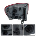 Right Tail Light Replacement For Grand Cherokee 2014-2020 Brake Chrome Red Lens Lamp Assembly Passenger Side 68110016ae