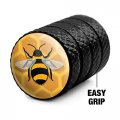 Bee On Honeycomb Tire Rim Wheel Aluminum Valve Stem Caps