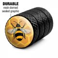 Bee On Honeycomb Tire Rim Wheel Aluminum Valve Stem Caps