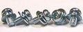 M3 X 18w7 Sems Machine Screw Phillips Pan Hd Double Washer Flat Split Steel Zinc Yellow 3000 Pc Carton 